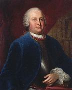 Louis de Silvestre Portrait of Heinrich von Brehl France oil painting artist